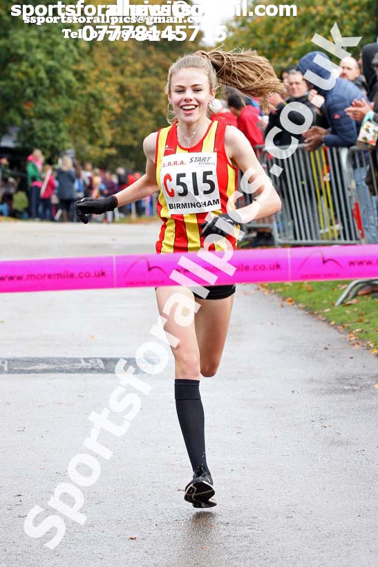 Womens under-17s 3 Stage Relay, 2018 ERRA 6 and 4 Stage and Youngsters Relays. Photo:  David T. Hewitson/Sports for All Pics
